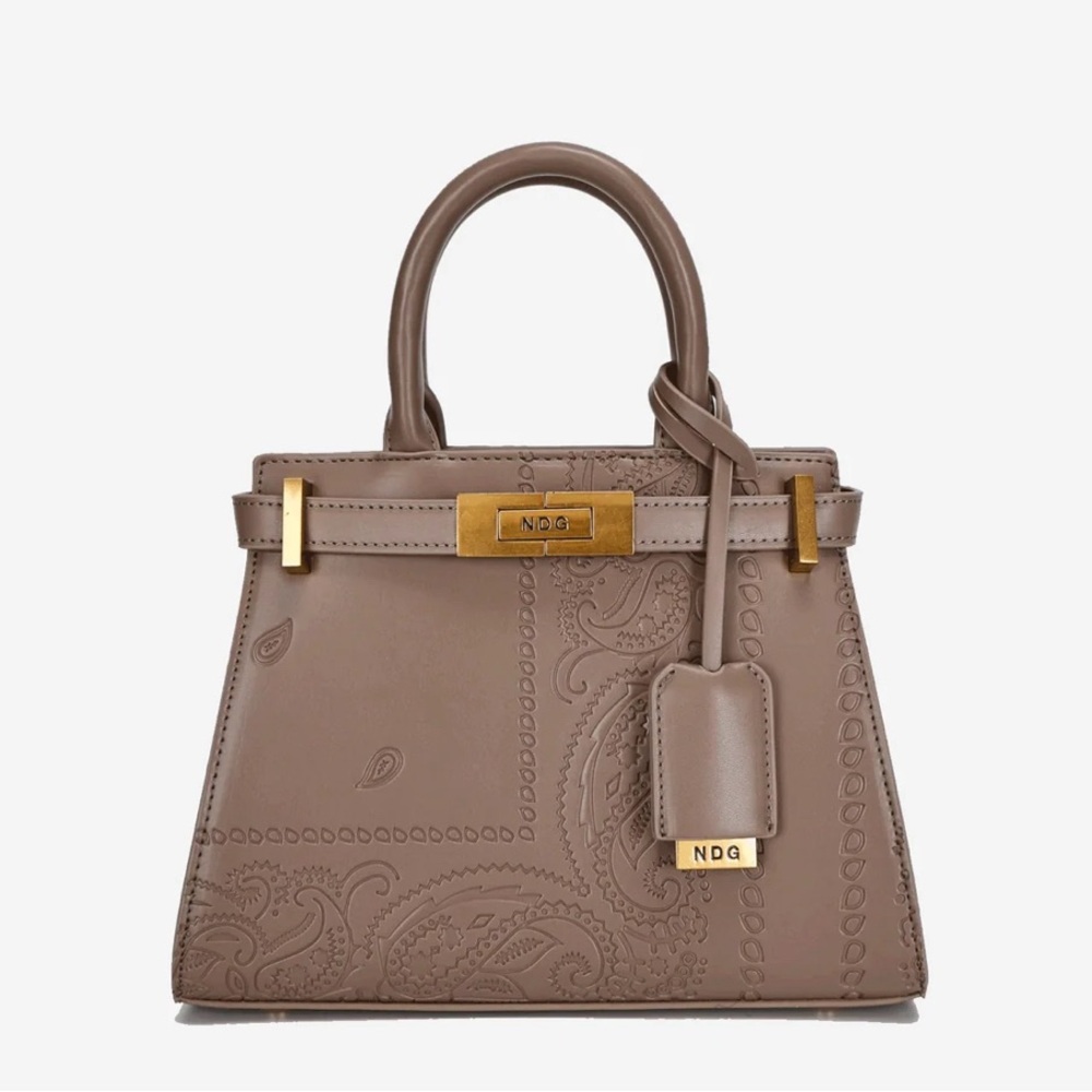 NDG 250MM Taupe Paisley handbag